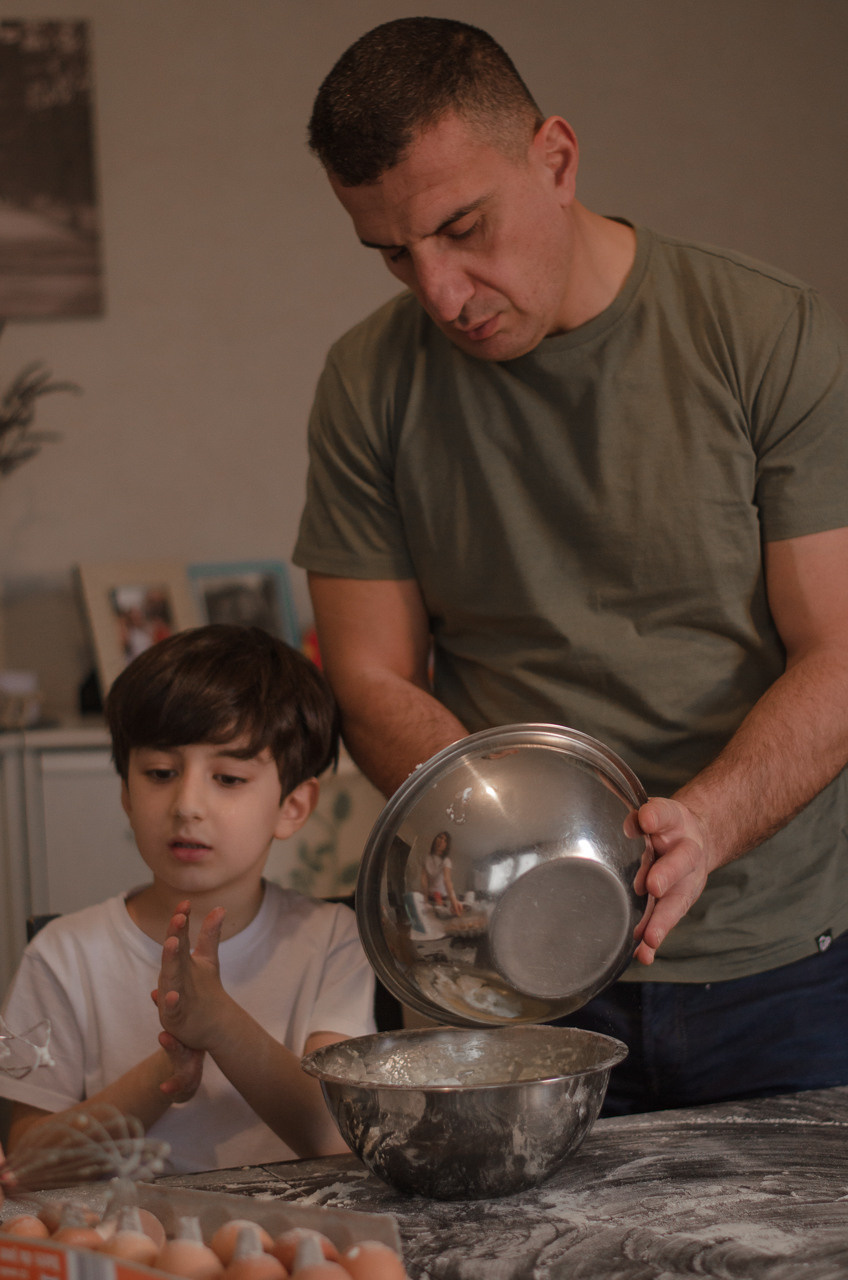 Goûter en famille. Ekaterina Brevet - photographe de mariage