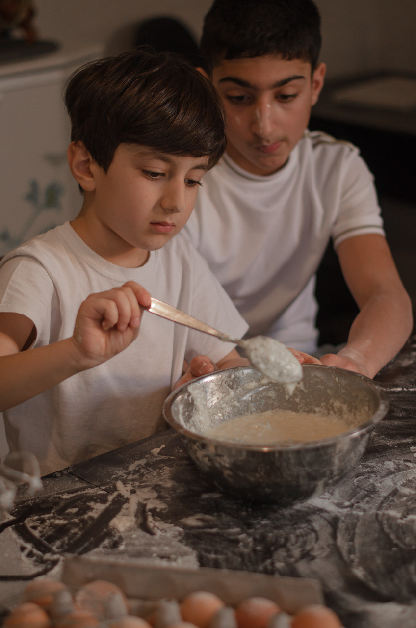 Goûter en famille. Ekaterina Brevet - photographe de mariage