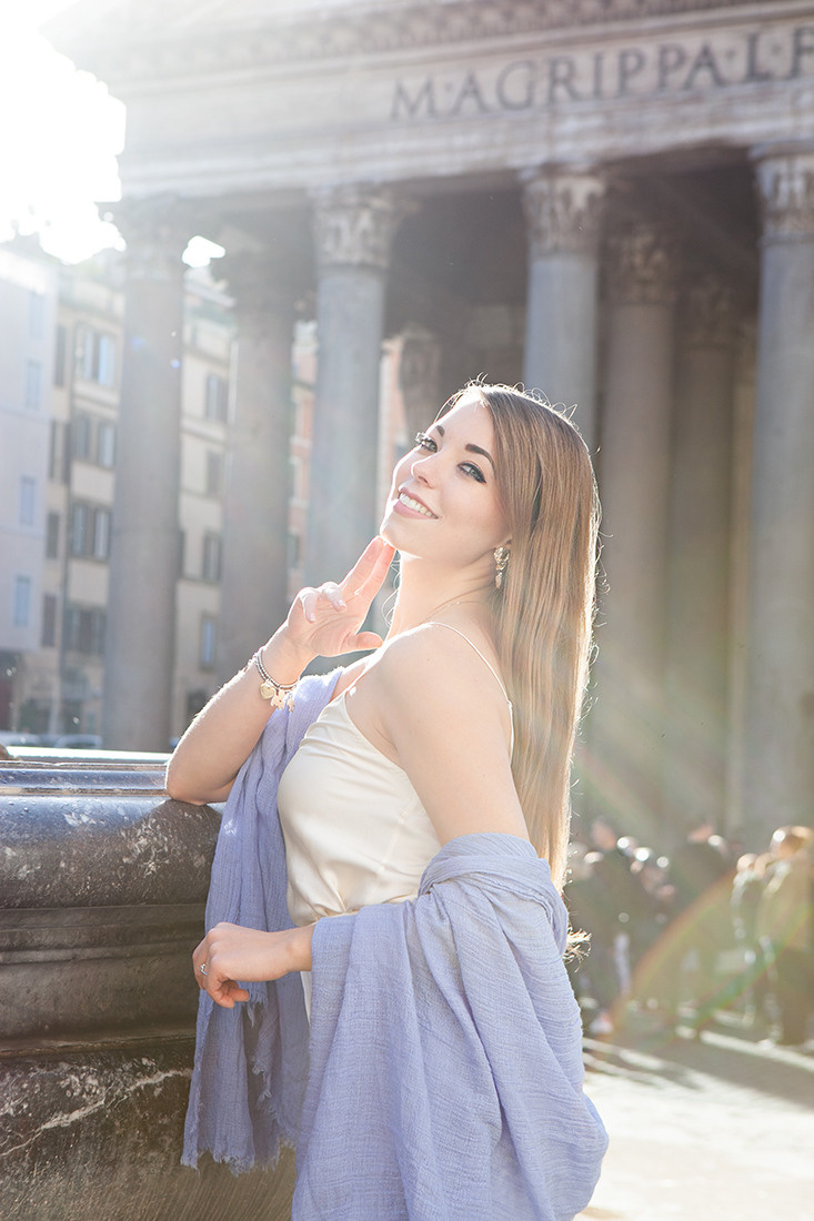 Irina and Francesco. Professional photographer based in Rome