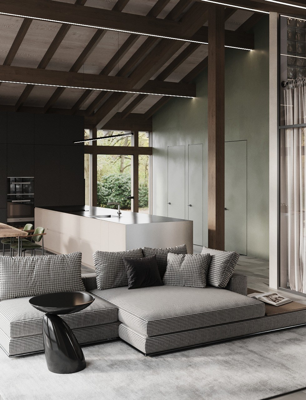 Living spaces. Interior design by Yuliya Shpeter