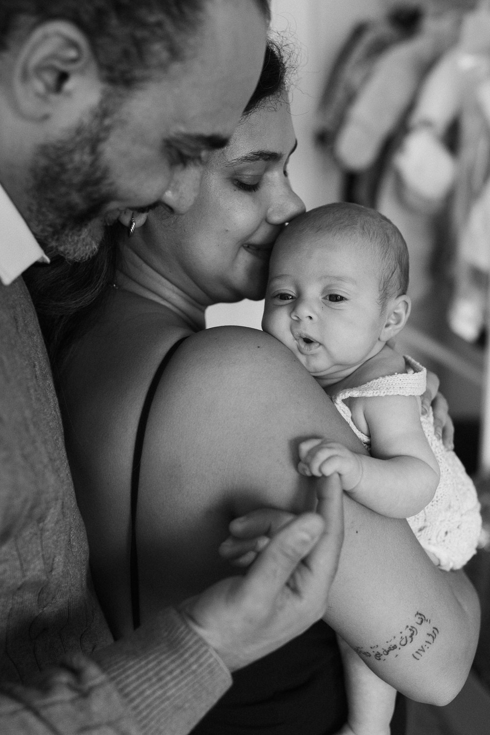 Baby Tamara (2 Monate Alt). Familien & Hochzeitfotografin Nadja Holzmann