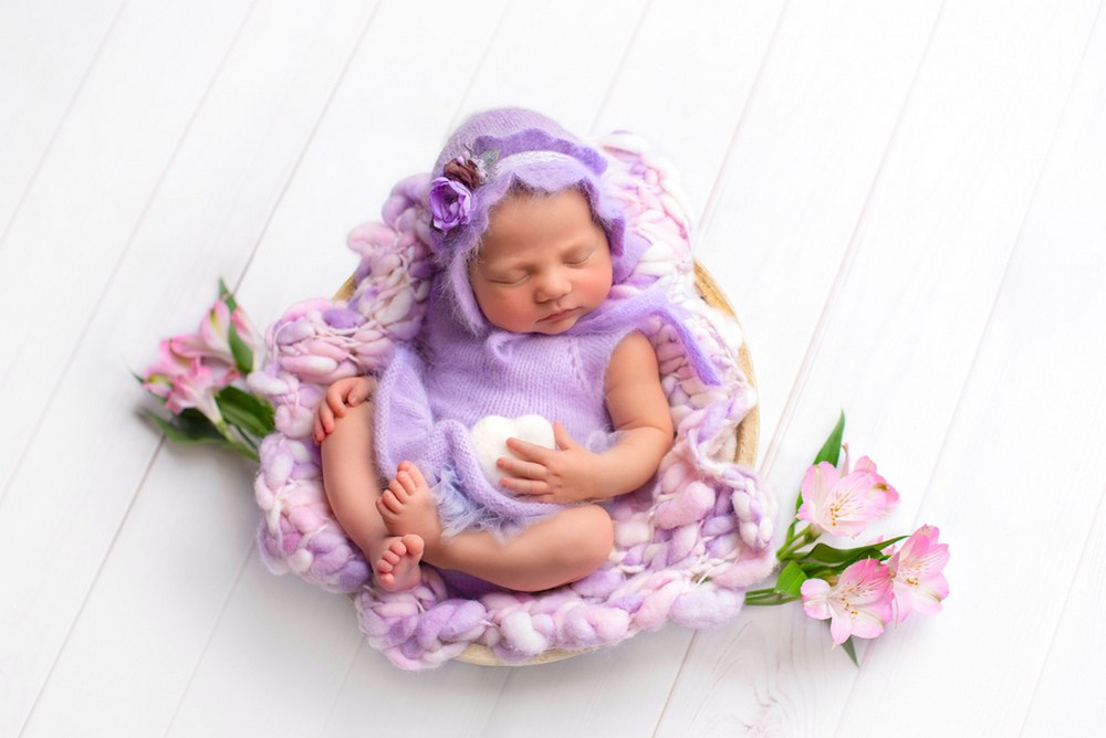 Sesja noworodkowa dla dziewczynki w Trójmieście - Natalia Lucko