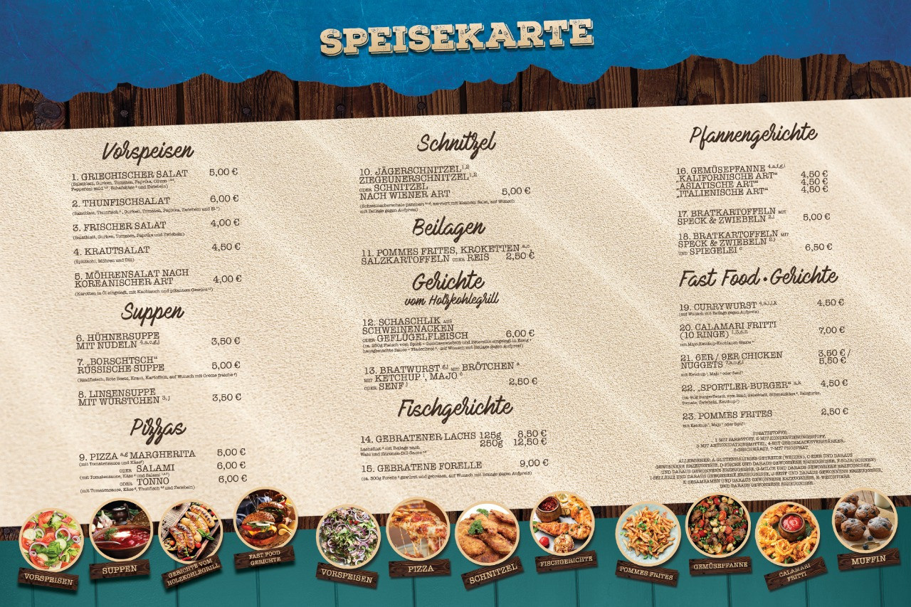 Меню. Рекламное агентство в Германии