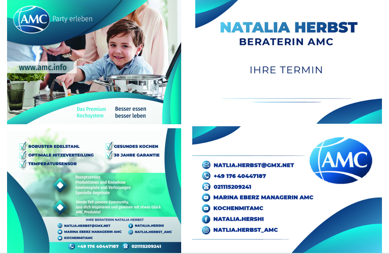 Визитки. Рекламное агентство в Германии