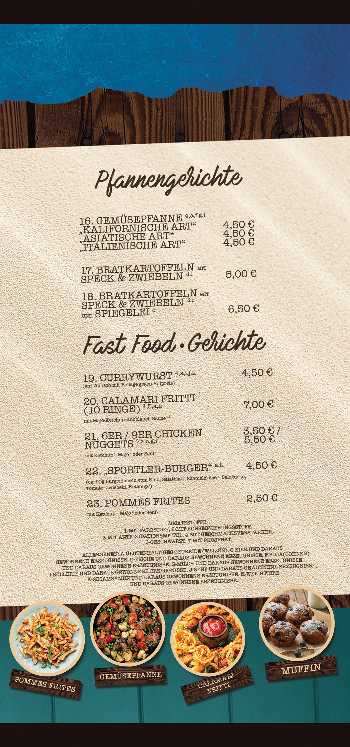 Меню. Рекламное агентство в Германии