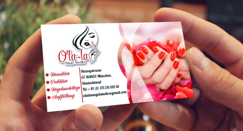 Визитки. Рекламное агентство в Германии