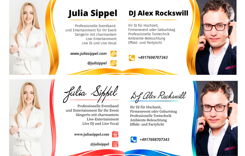 Визитки. Рекламное агентство в Германии