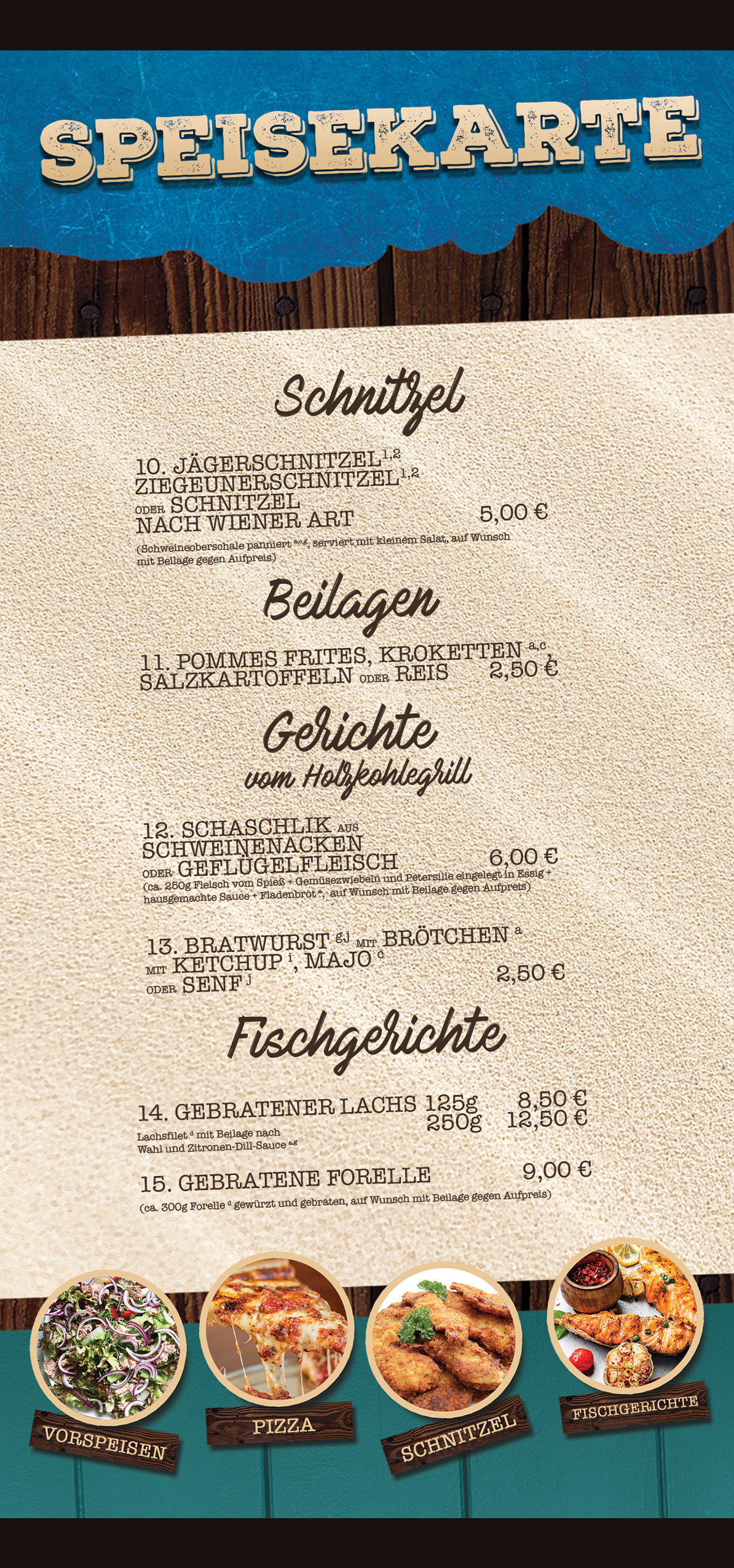 Меню. Рекламное агентство в Германии