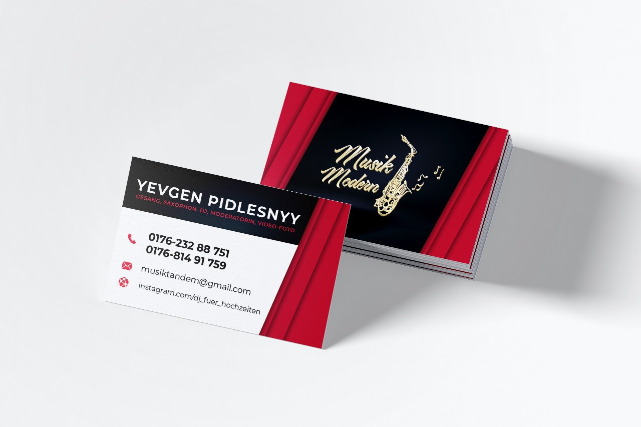 Визитки. Рекламное агентство в Германии