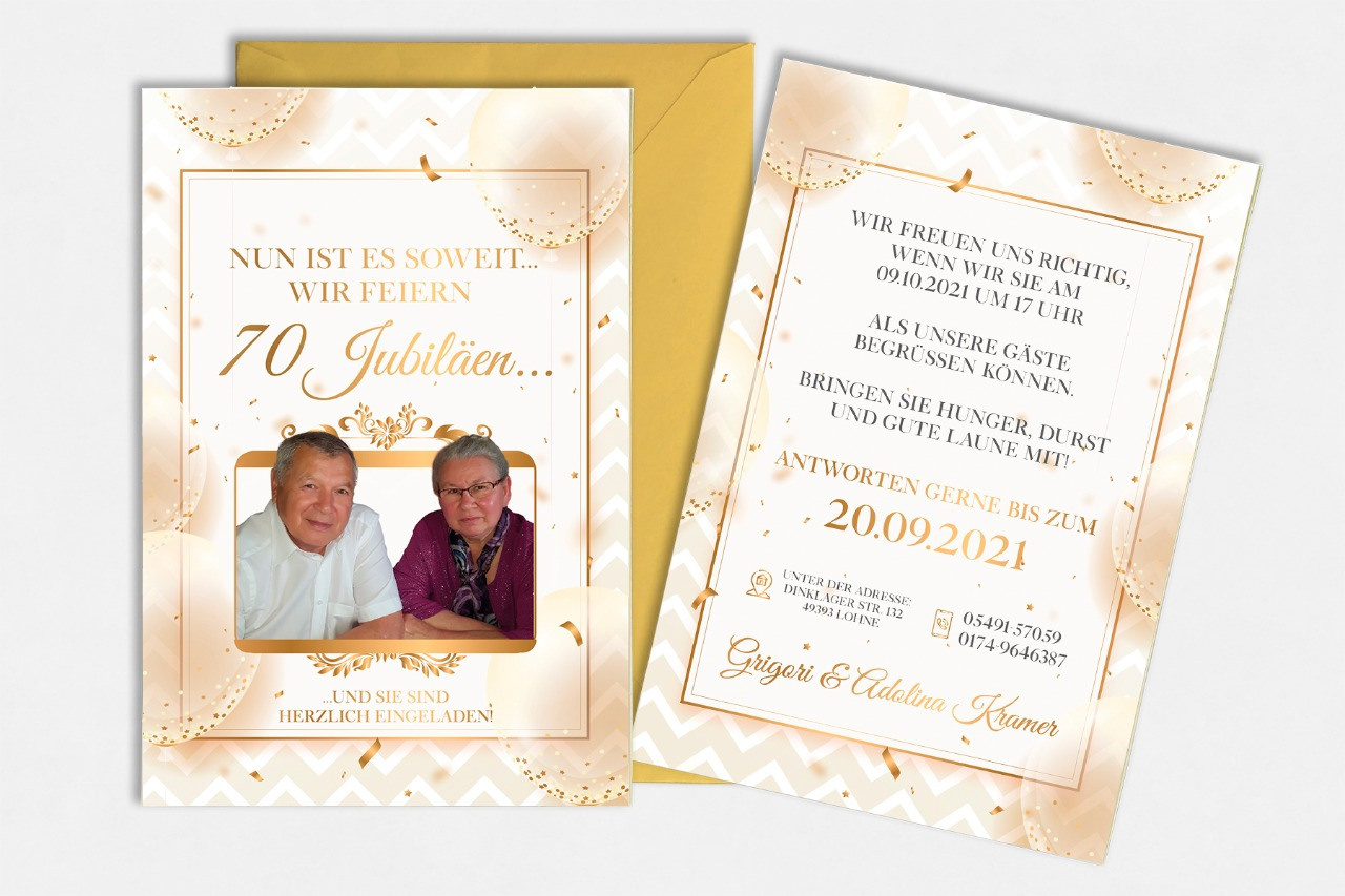 Пригласительные. Рекламное агентство в Германии