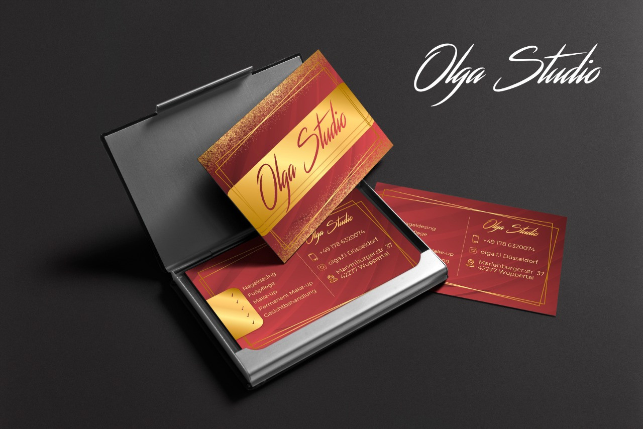 Визитки. Рекламное агентство в Германии