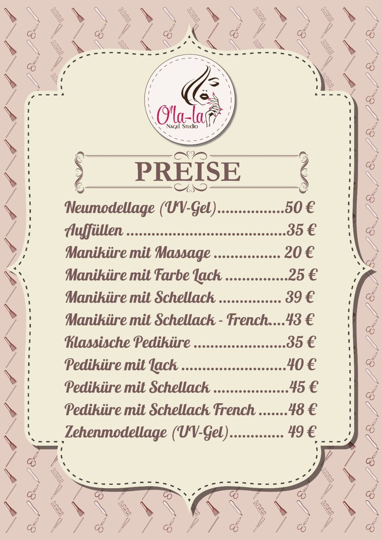 Прайс-листы. Рекламное агентство в Германии