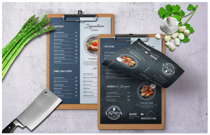 Меню. Рекламное агентство в Германии