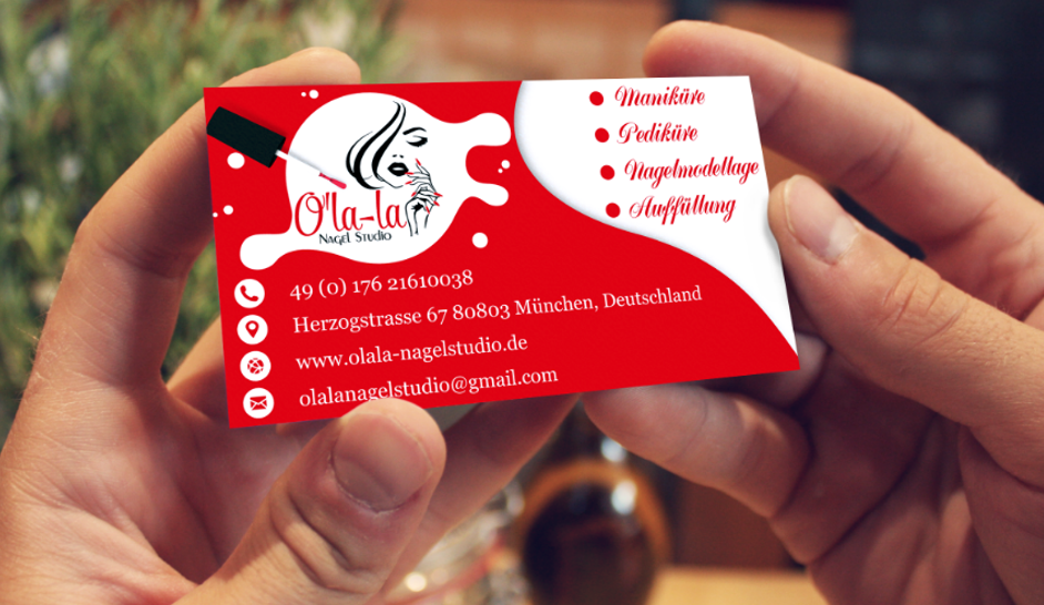 Визитки. Рекламное агентство в Германии