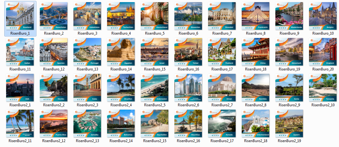 Соцсети турагентства. Рекламное агентство в Германии