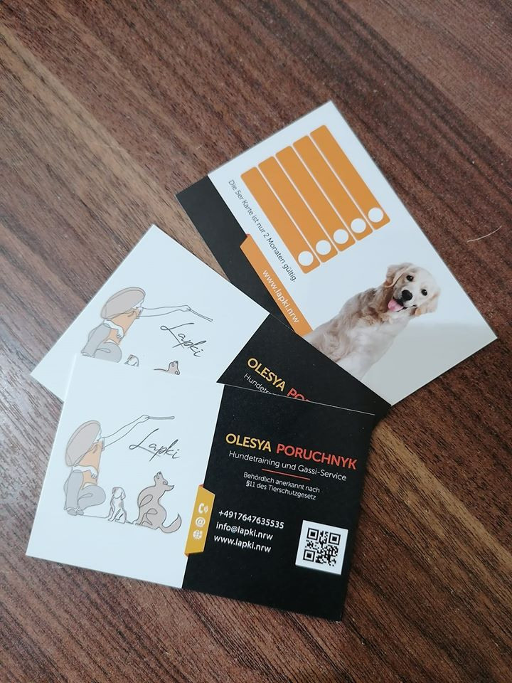 Визитки. Рекламное агентство в Германии