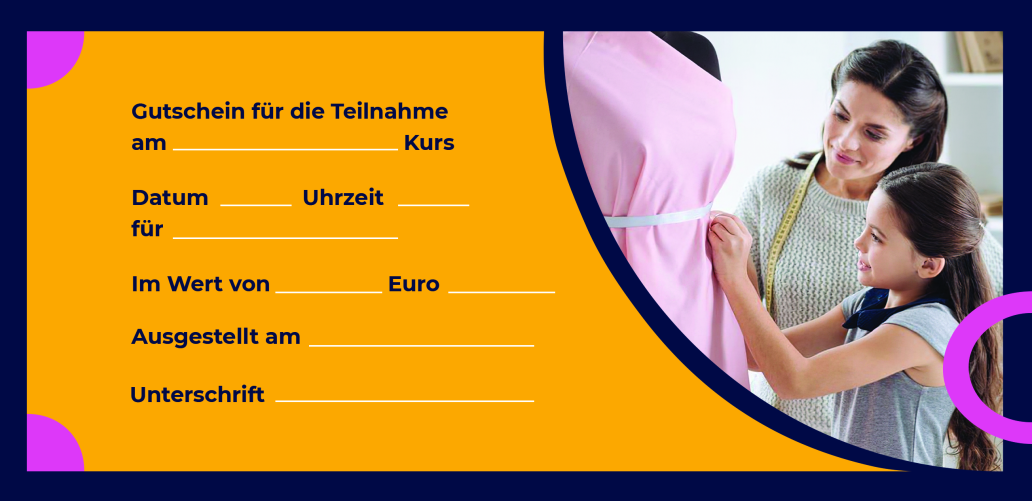 Подарочные сертификаты. Рекламное агентство в Германии