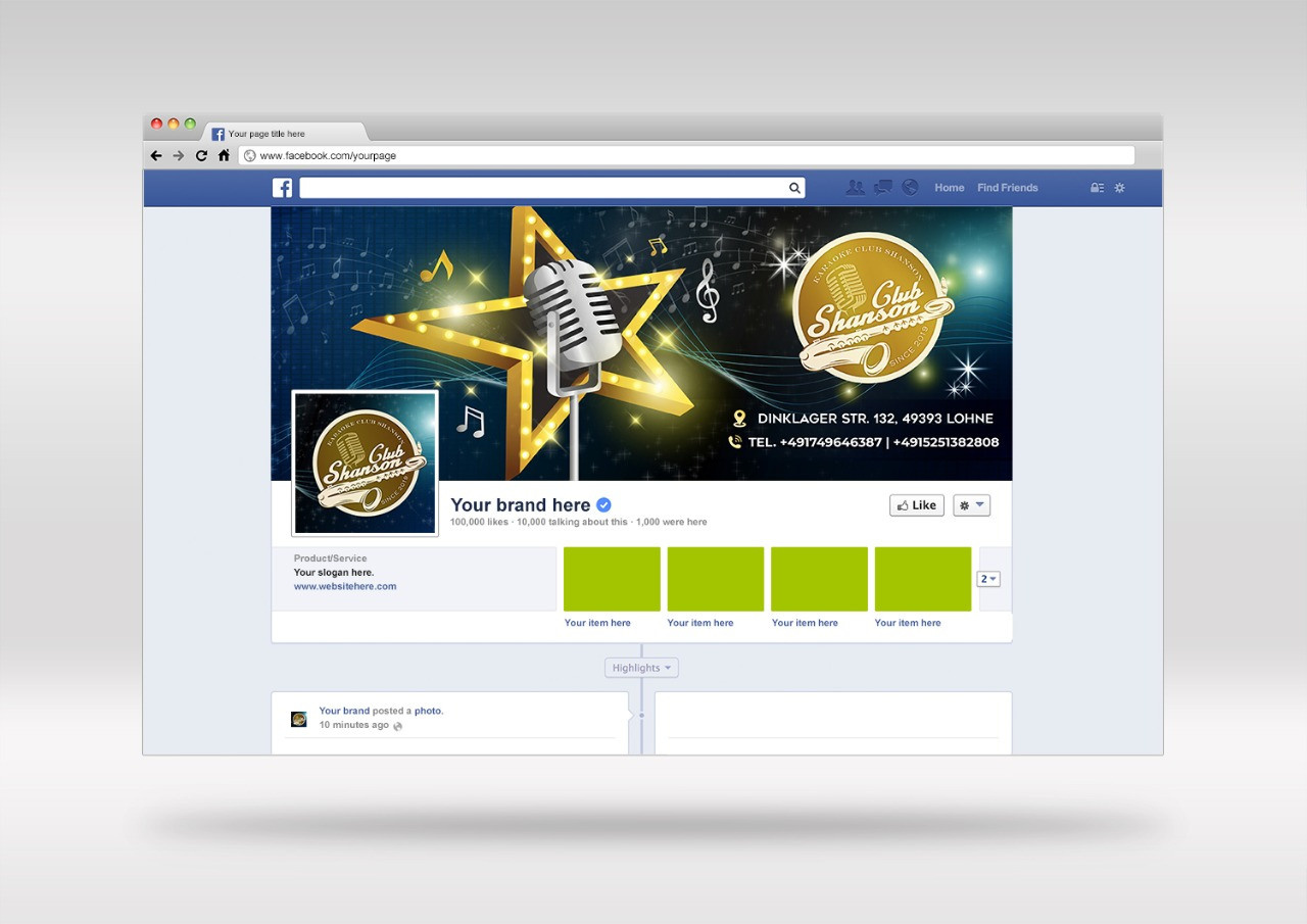 Обложки для Фэйсбука и Одноклассников. Рекламное агентство в Германии