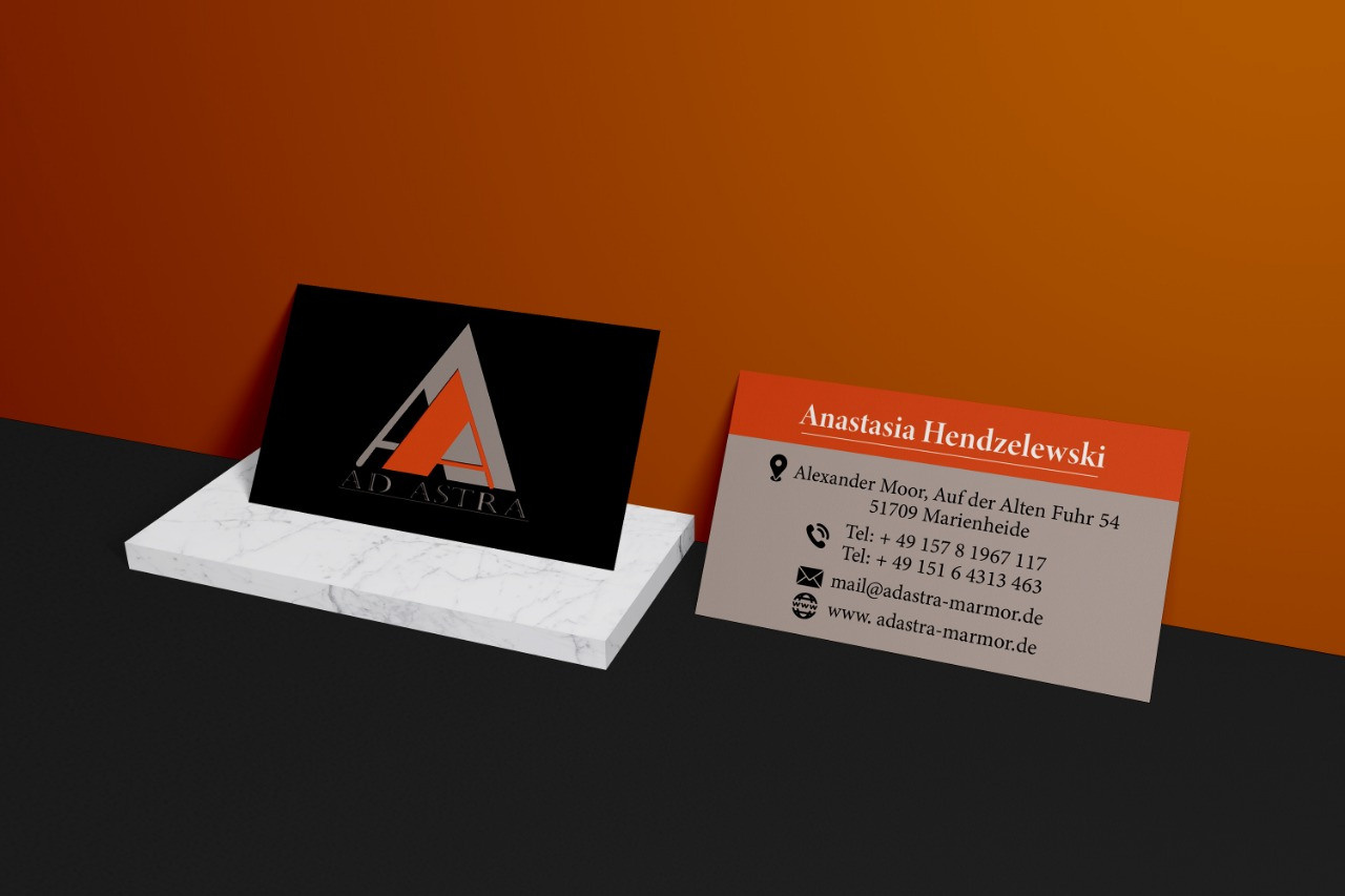 Визитки. Рекламное агентство в Германии