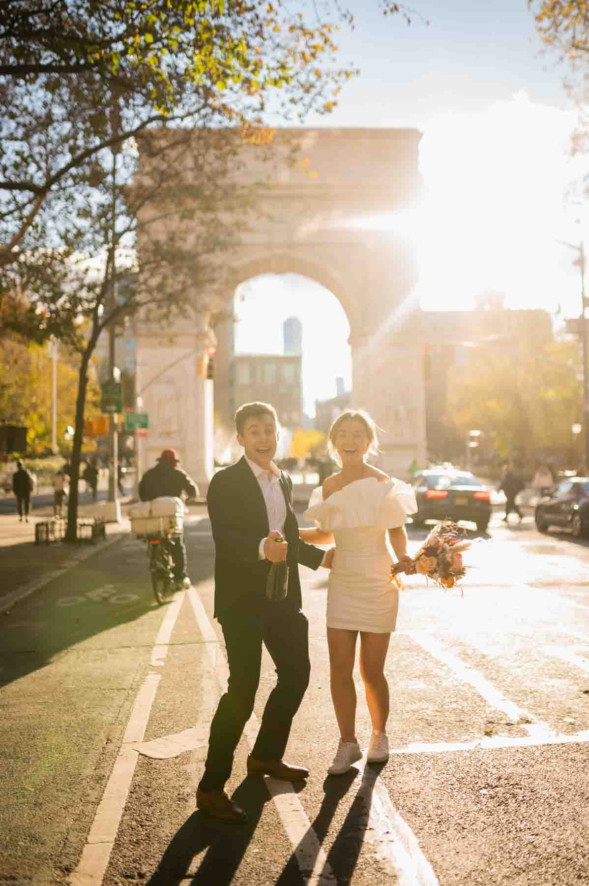 Book engagement photographer in New York