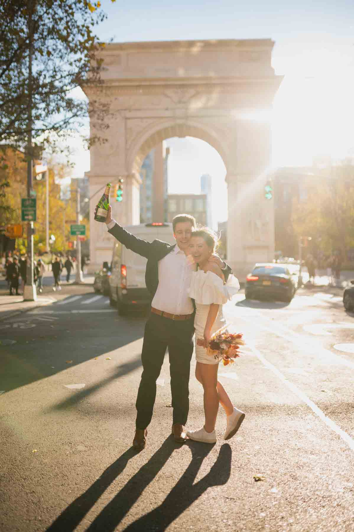 Book engagement photographer in New York