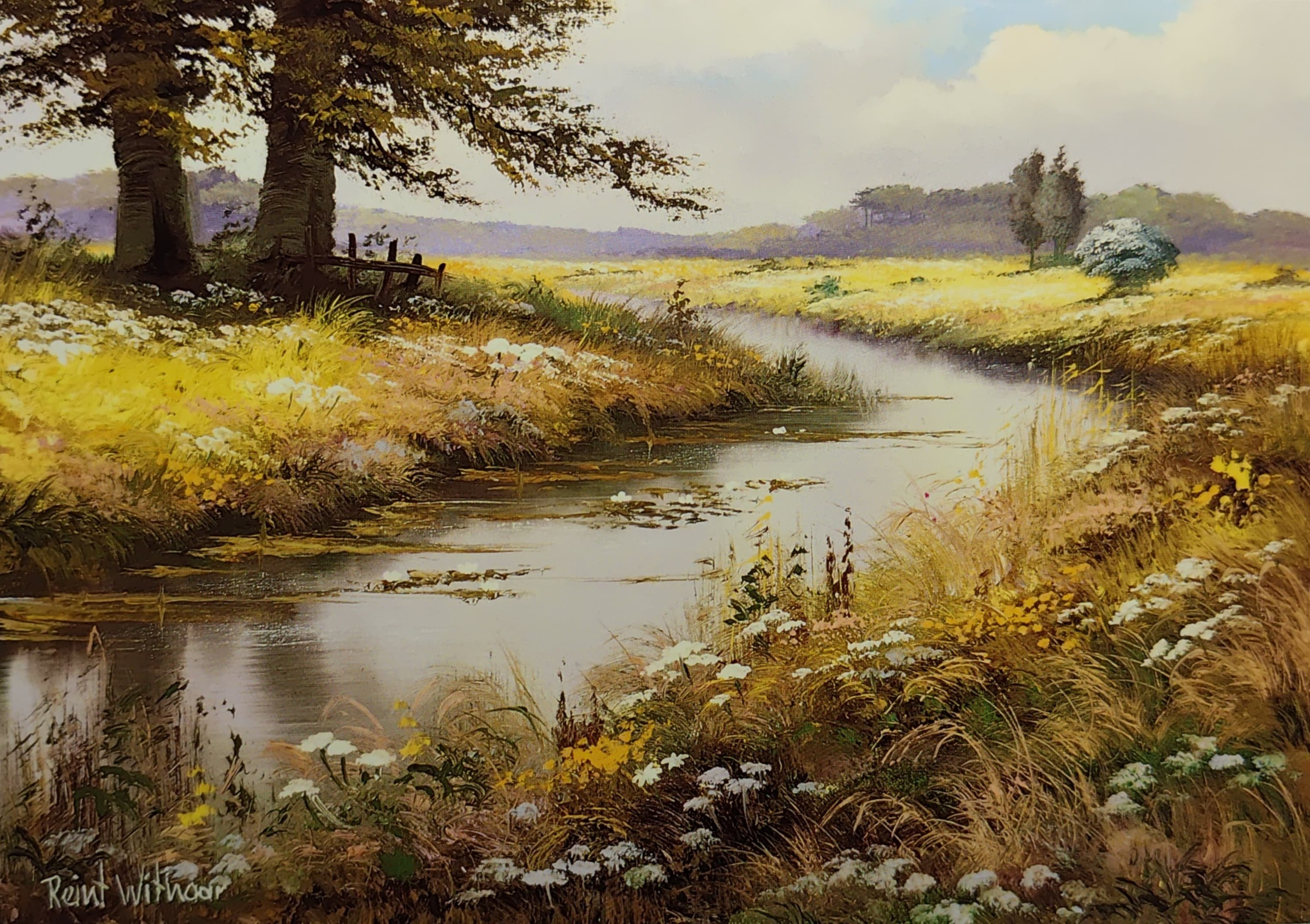 pocztówki Reint Withaar pejzaże