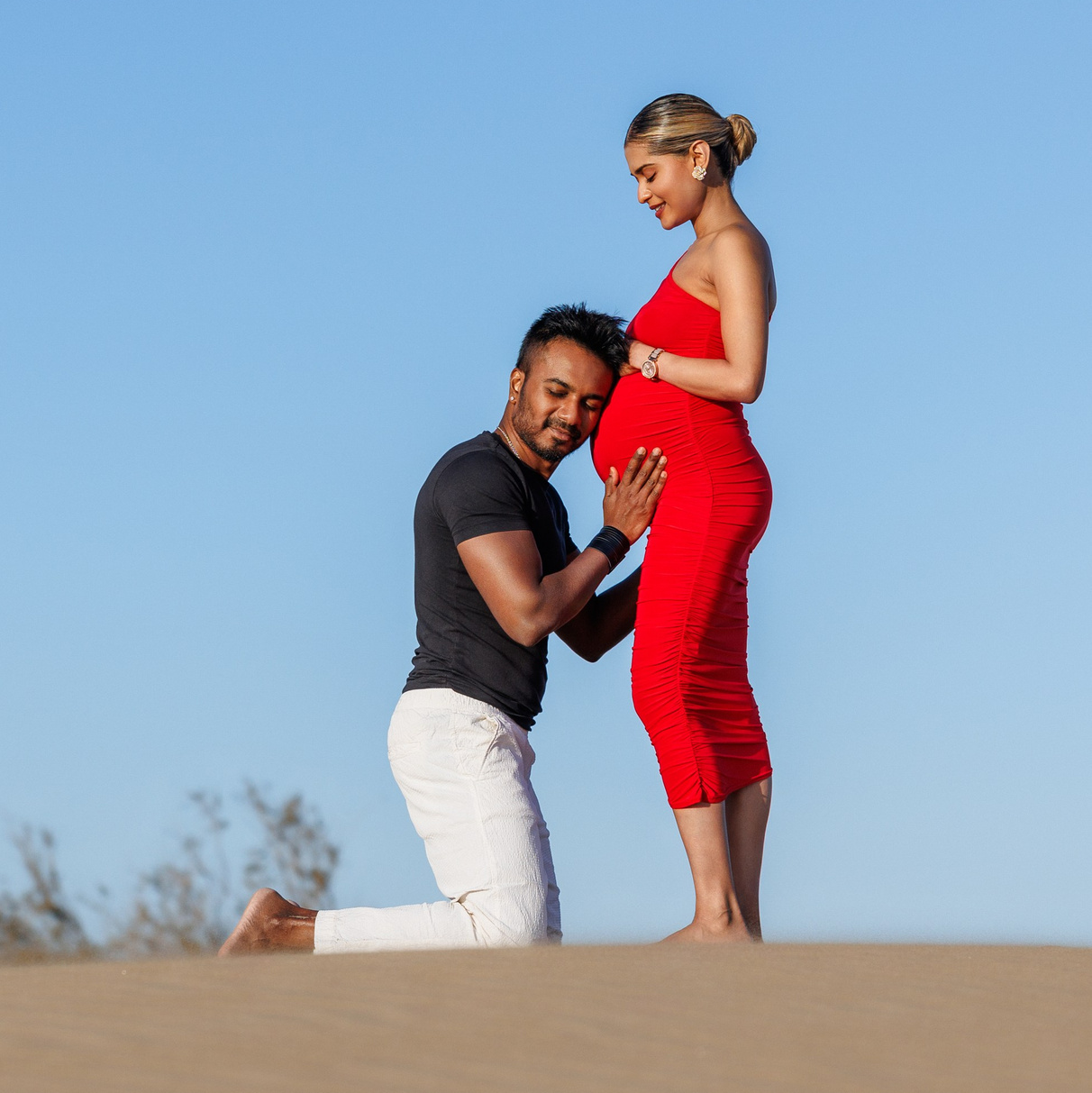 Dunas Maspalomas Photographe enceinte Gran Canaria