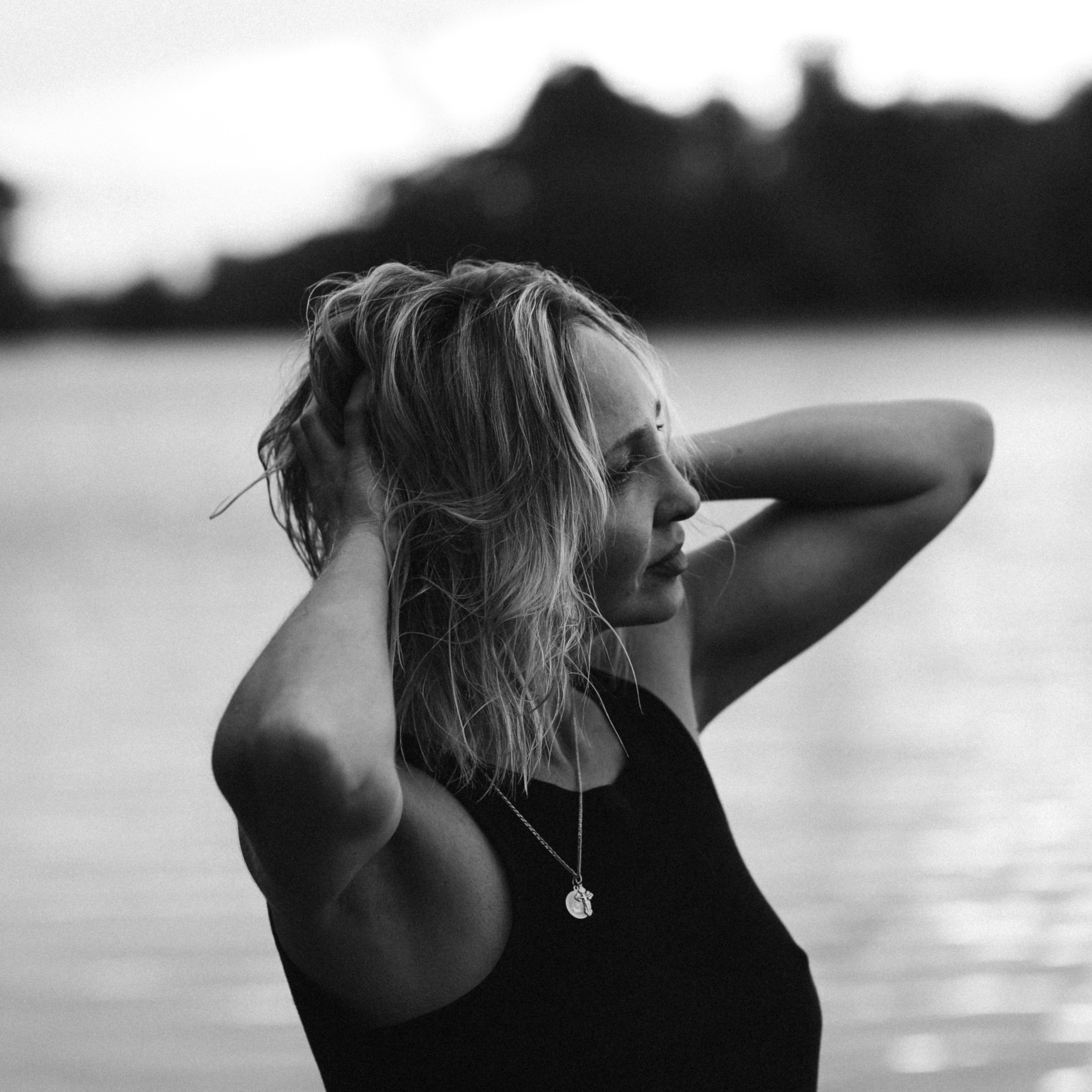 Schöne Frauenfotos draußen