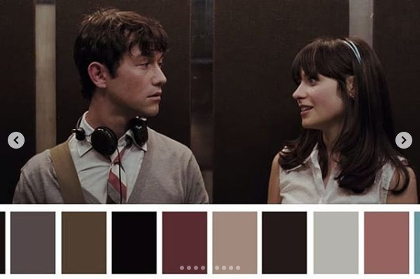 Przykładowa paleta kolorów do sesji fotograficznej