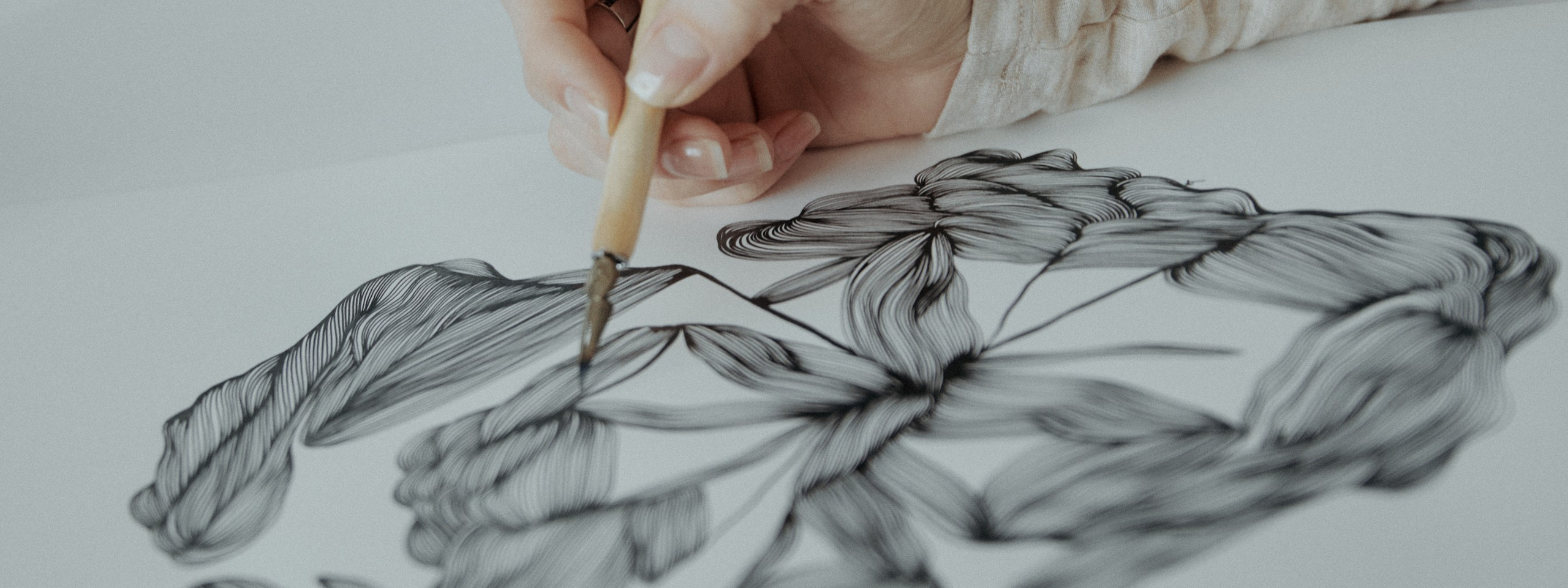 Kristine Tumanyan, kunstenaar Nederland, Roermond, Heerlen, Limburg. Meditative line art. Armenie