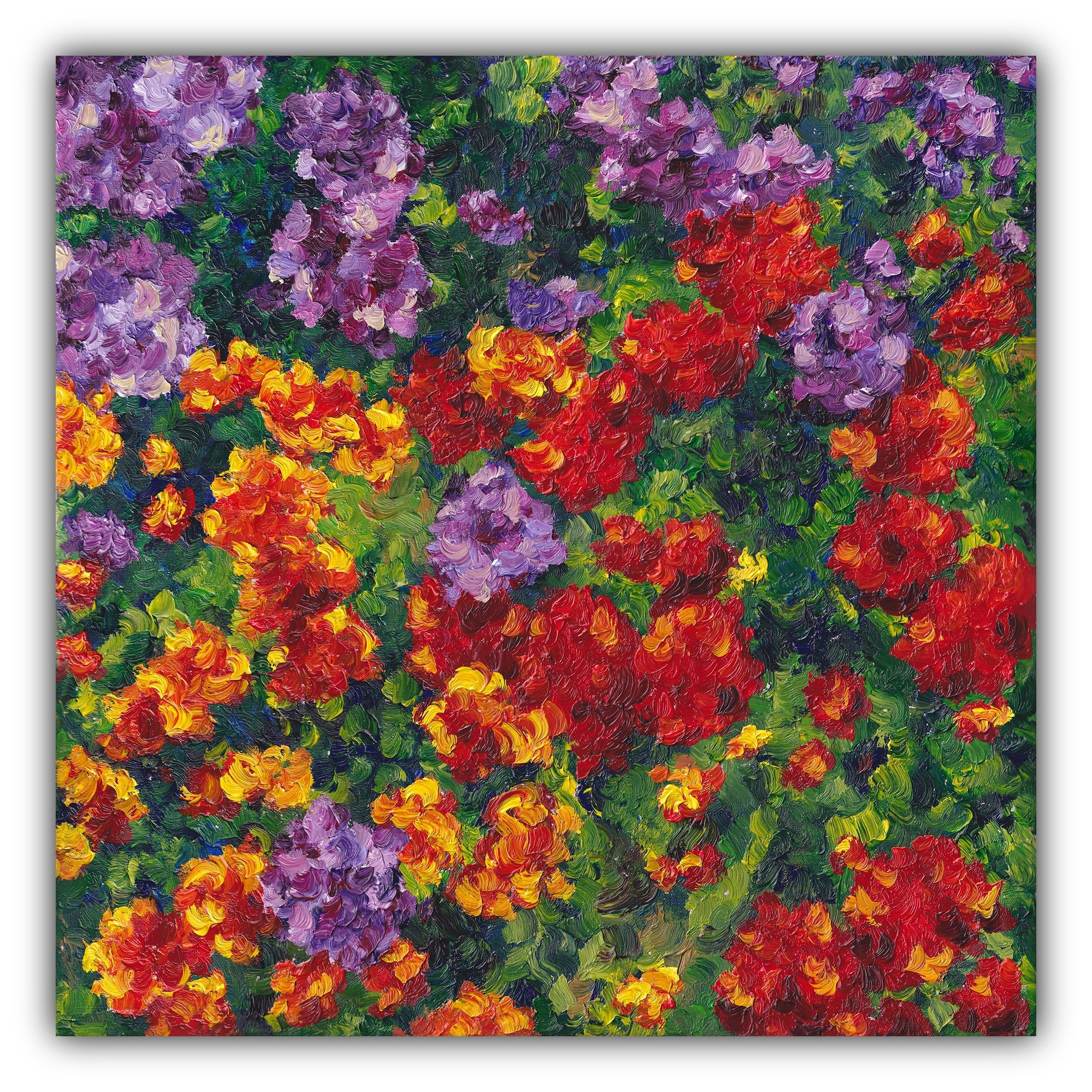 Flower garden #2. Evgeniia Bychina, painter