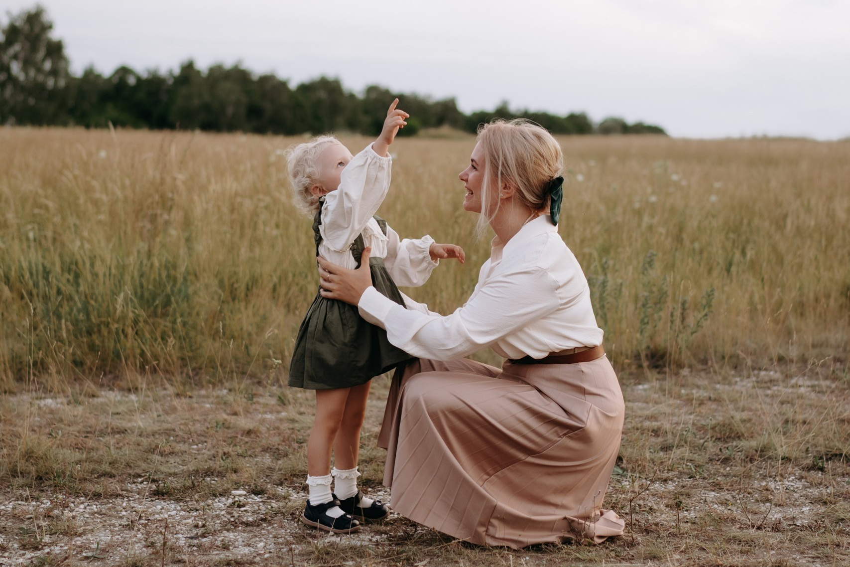 Family photo shoot for mother and daughter