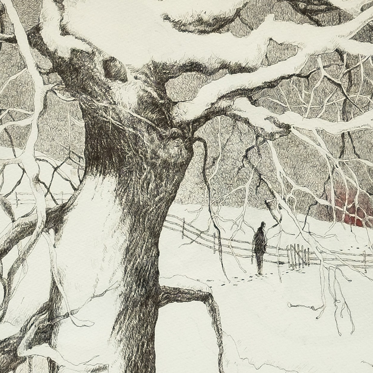 A collection of exquisite graphic drawings for sale, beautifully rendered in Chinese ink and pen on thick cotton watercolor paper. Each piece showcases detailed depictions of ancient trees, capturing their majestic and timeless beauty. Ideal for interior decoration, these artworks are perfect for adding a touch of elegance and serenity to any space.