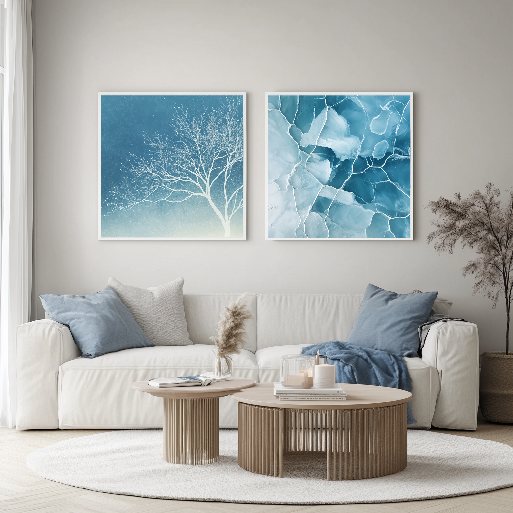 Silent symphony of winter. Lolly Shine. Contemporary digital artist