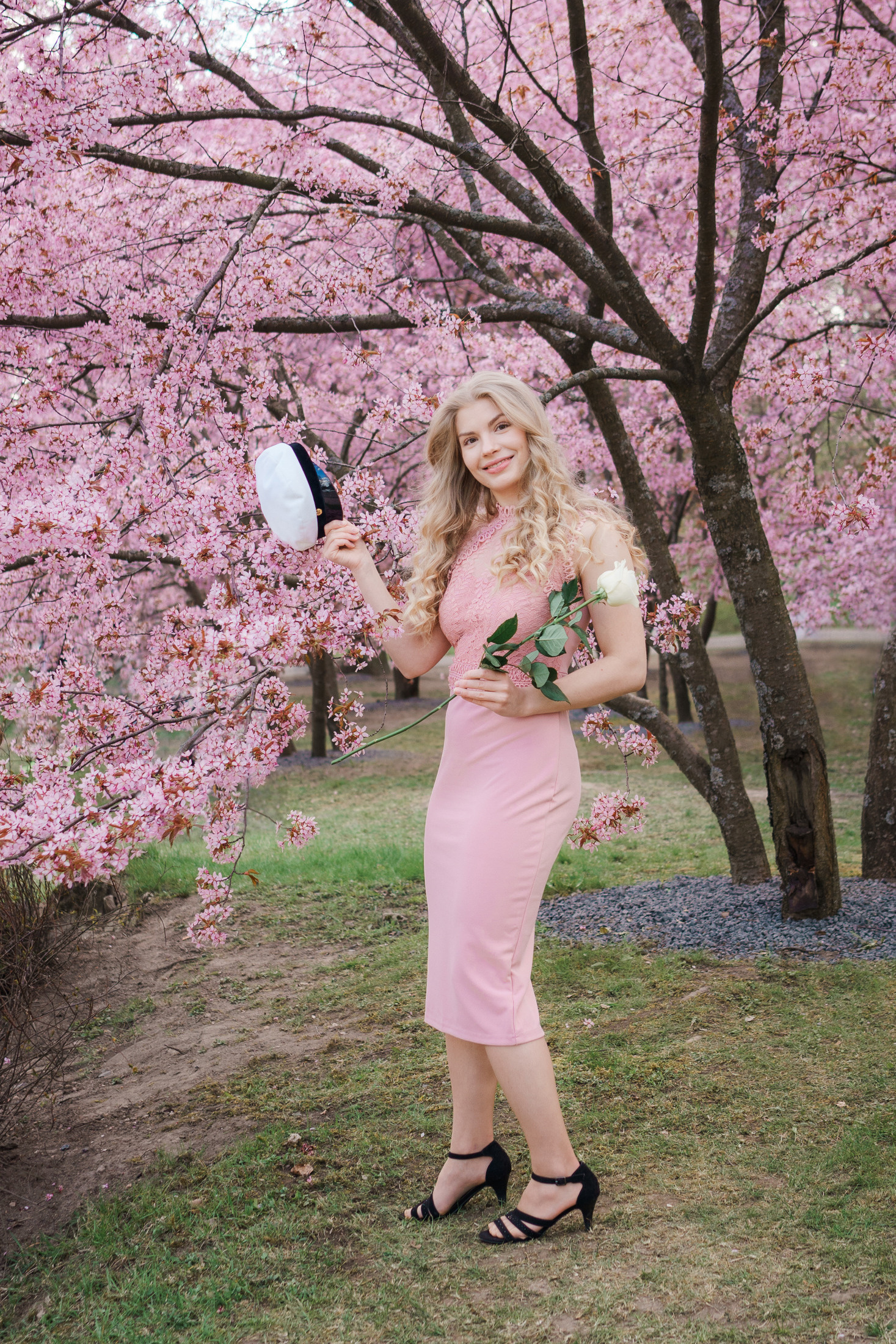 Minikuvaukset kirsikkapuistossa