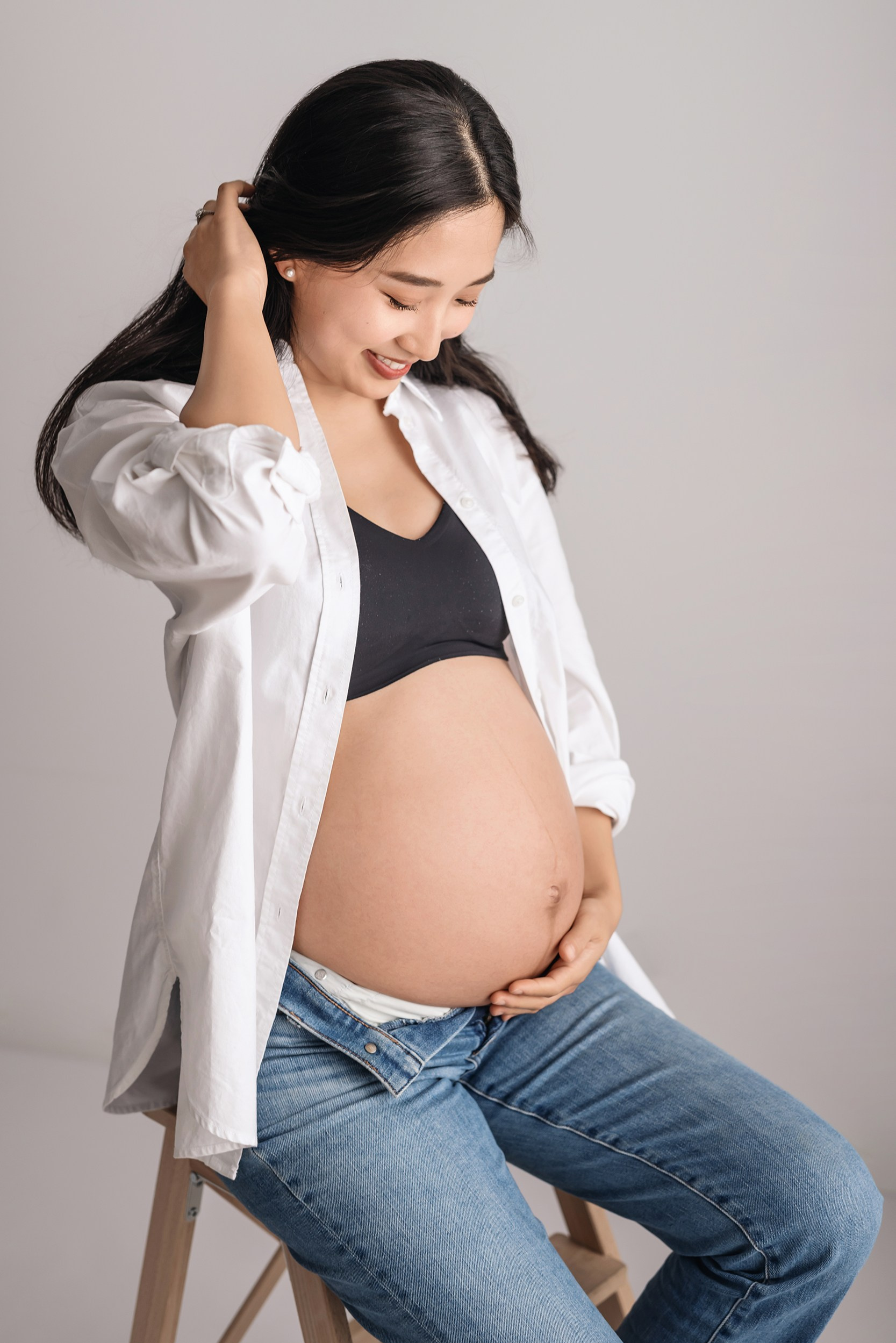 Babybauchfotografie. Newbornphoto in Duesseldorf