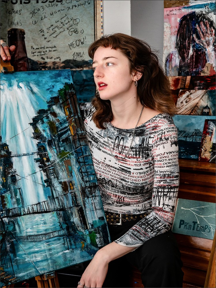 Angelina Sorokopud. Artiste à Strasbourg