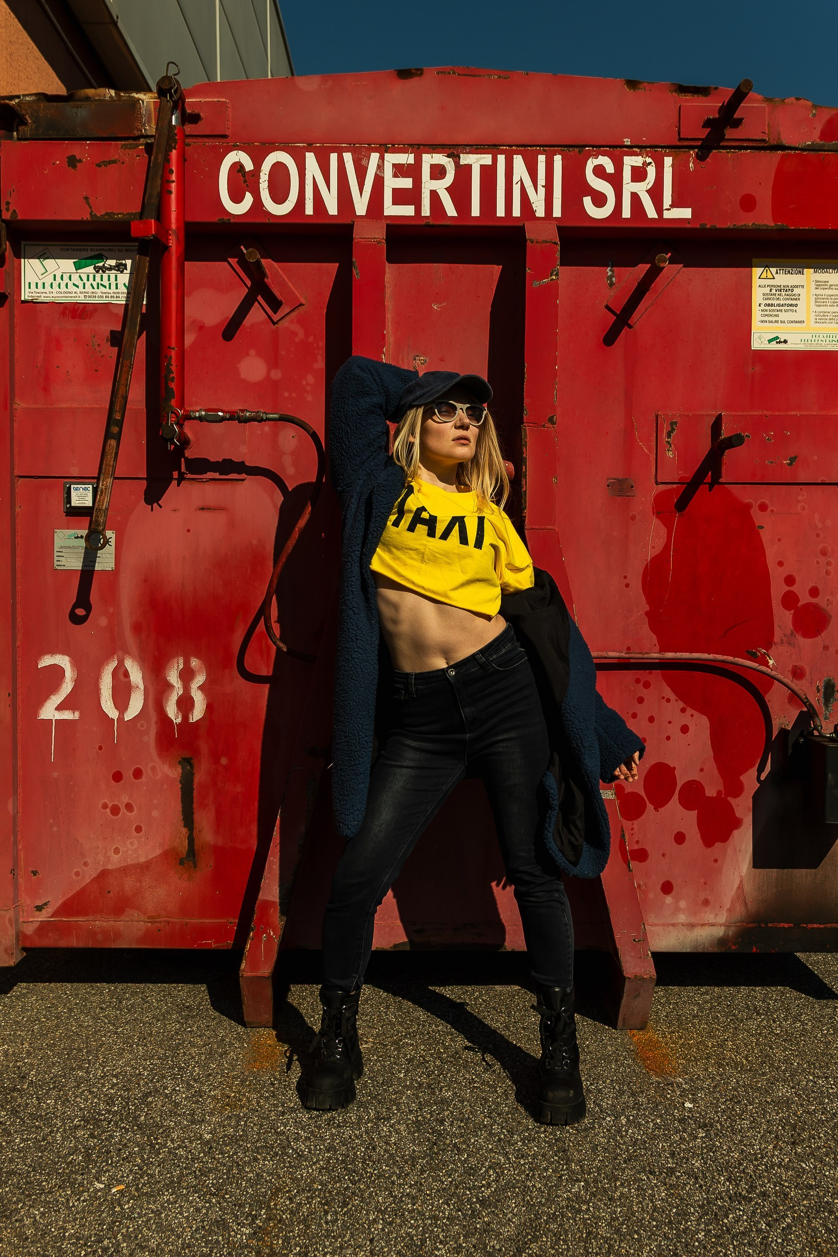 Fashion brand photographer bright colours street fashion and Milano fashion week photoshoots