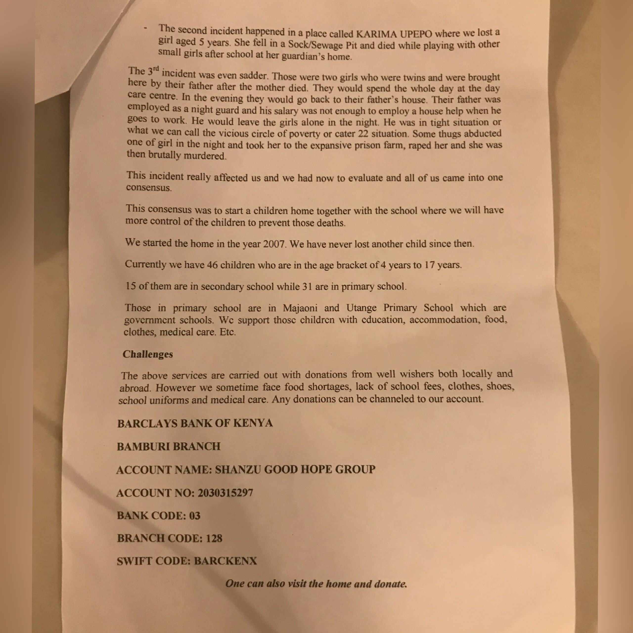 Детский дом в Момбаса. Милок и Кирок это позитивные и реальные персоны из Люксембурга, много