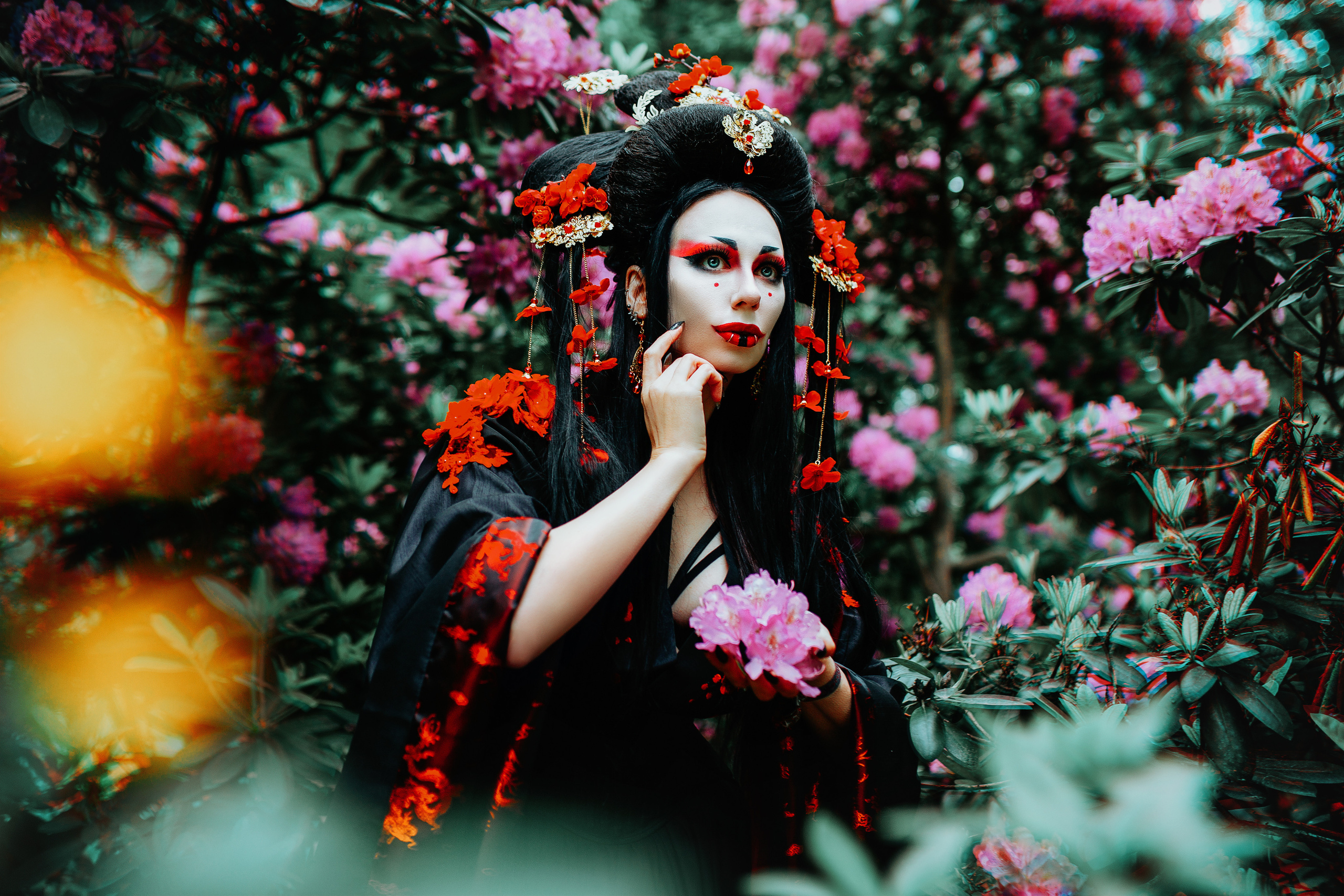 Katrin Lanfire, a famous designer behind the brand MyWitchery, in Leipzig , Germany