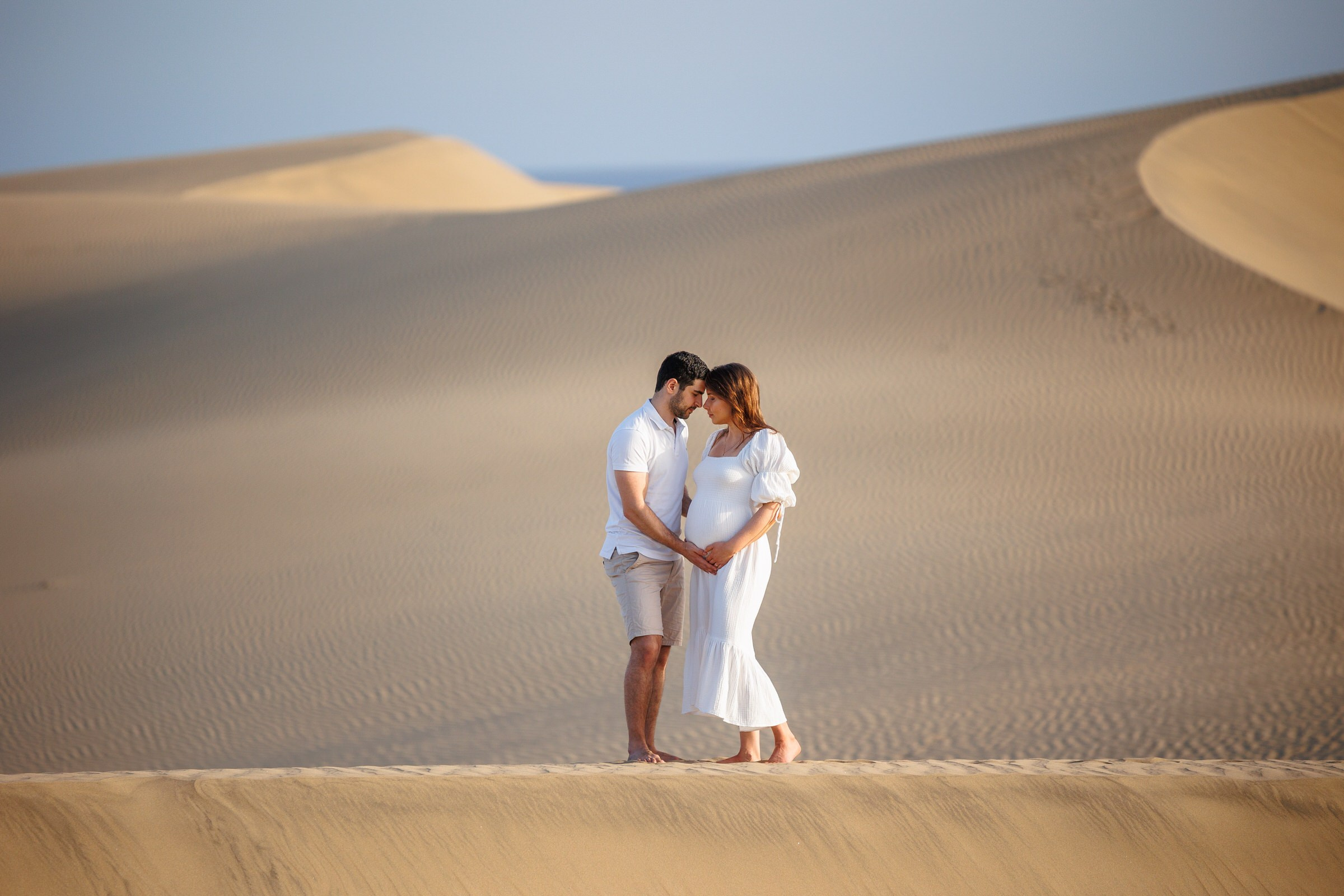Meilleur photographe local à Gran Canaria Dunas Maspalomas pour femmes enceintes