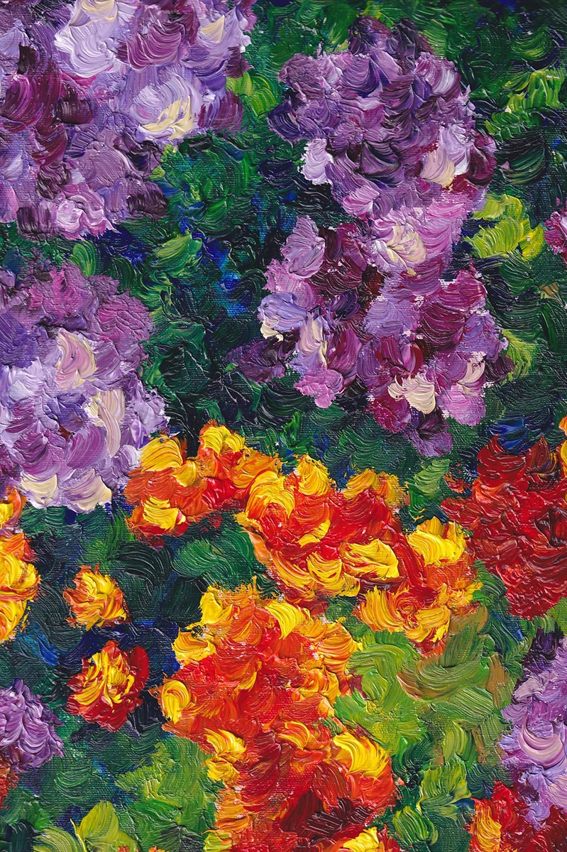 Flower garden #2. Evgeniia Bychina, painter