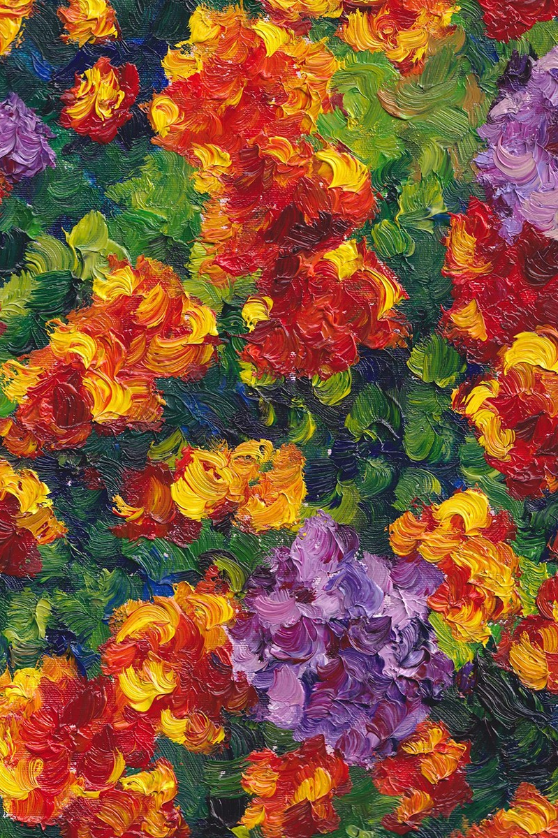 Flower garden #2. Evgeniia Bychina, painter