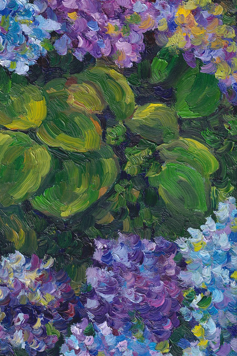Flower garden #1. Evgeniia Bychina, painter