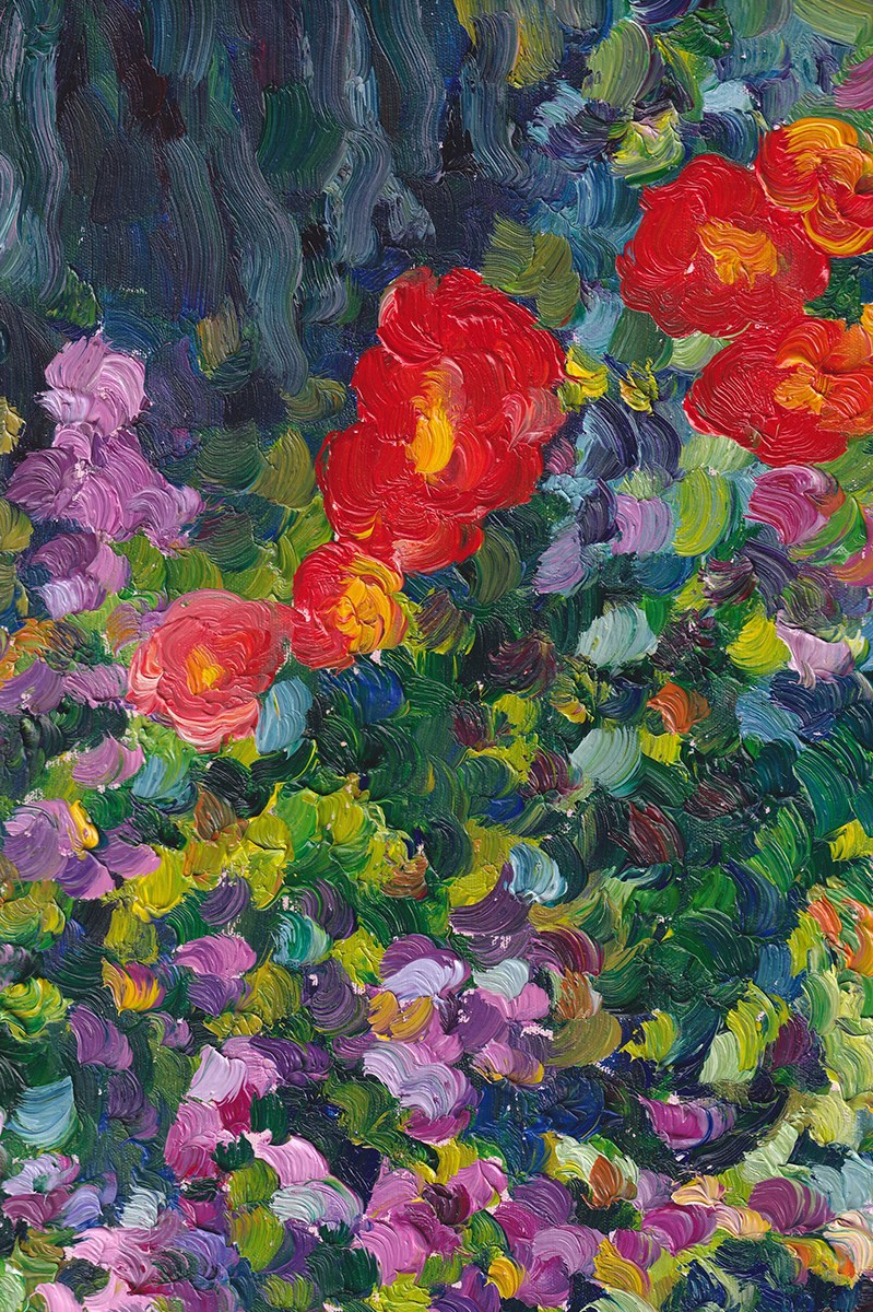 Flower garden #3. Evgeniia Bychina, painter