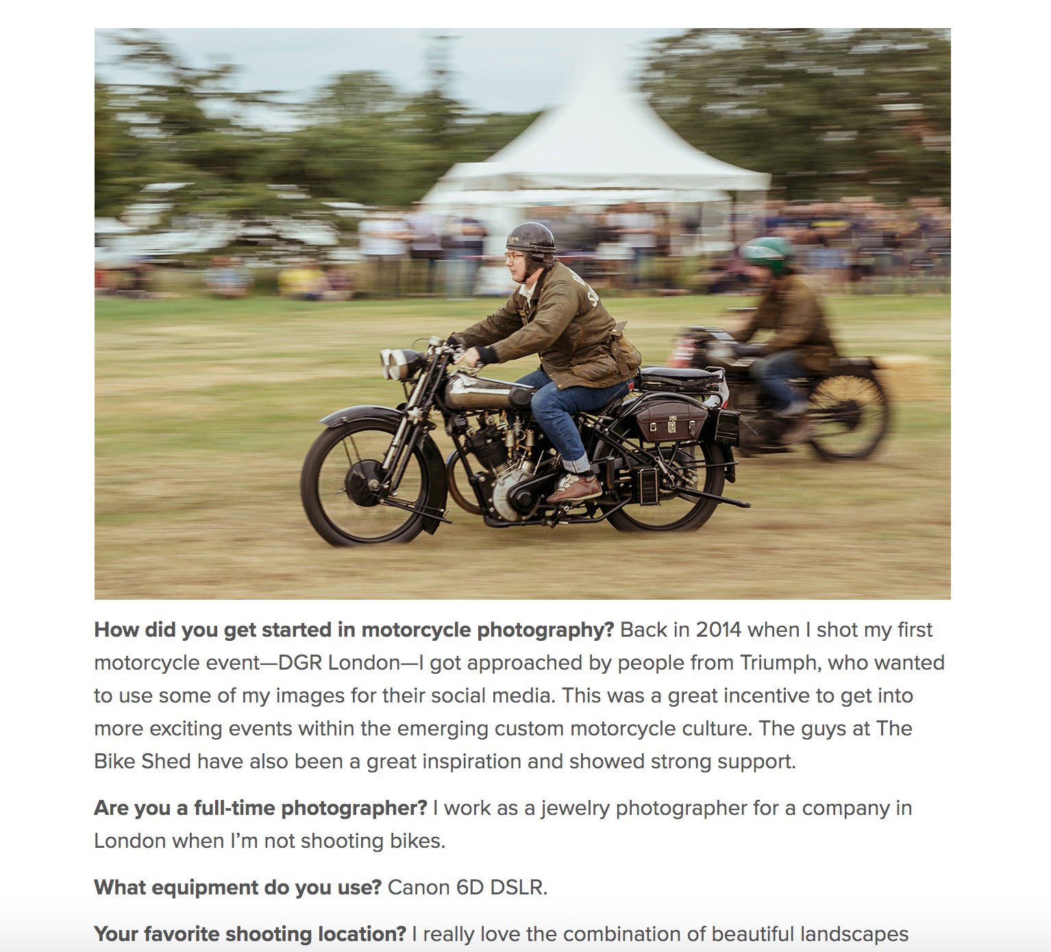 Publications. Automotive photographer based in London