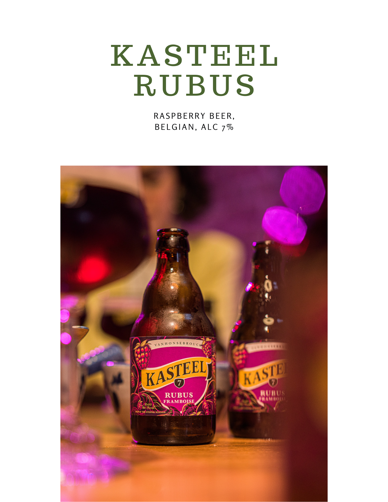 Menu. Paddy’s Bar Ayia Napa