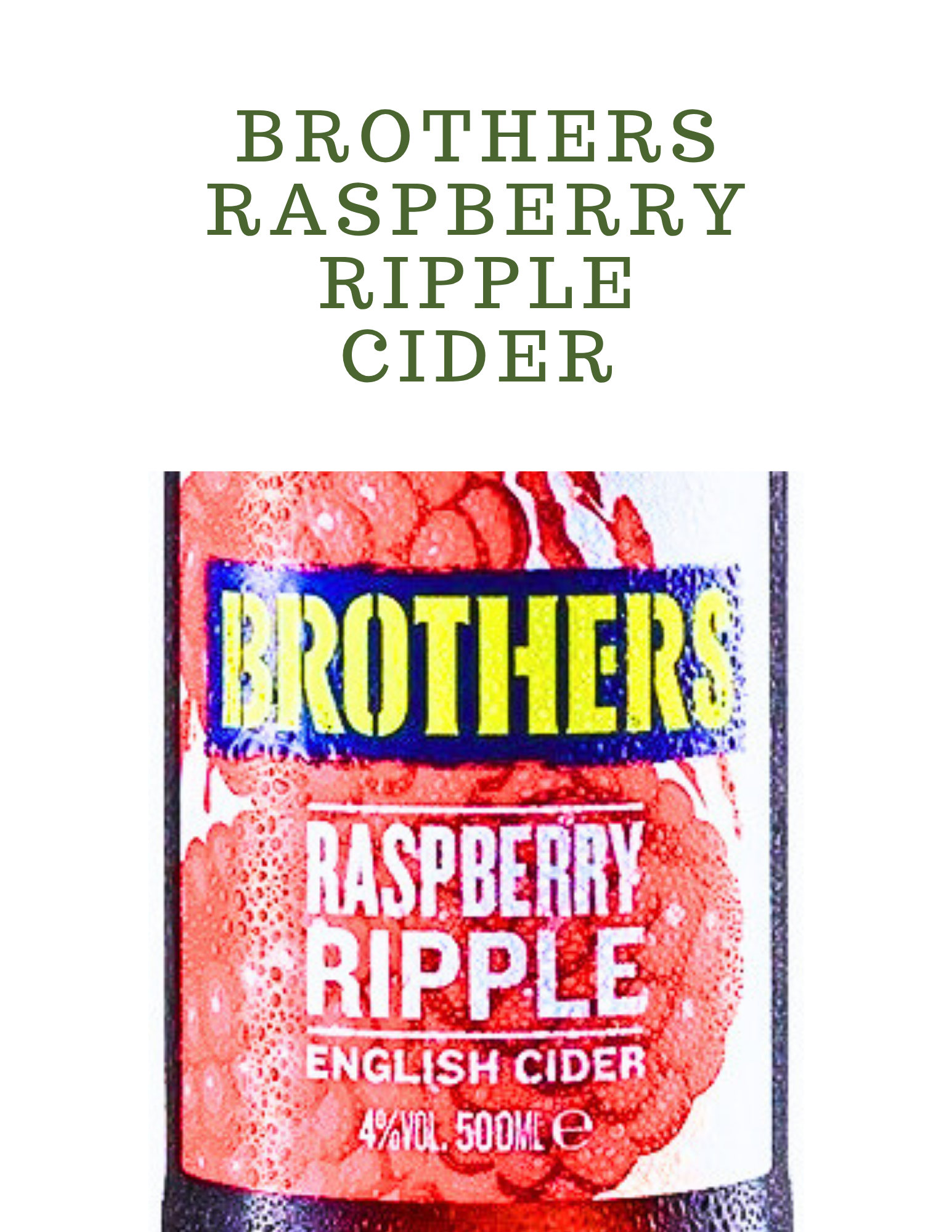 Menu. Paddy’s Bar Ayia Napa