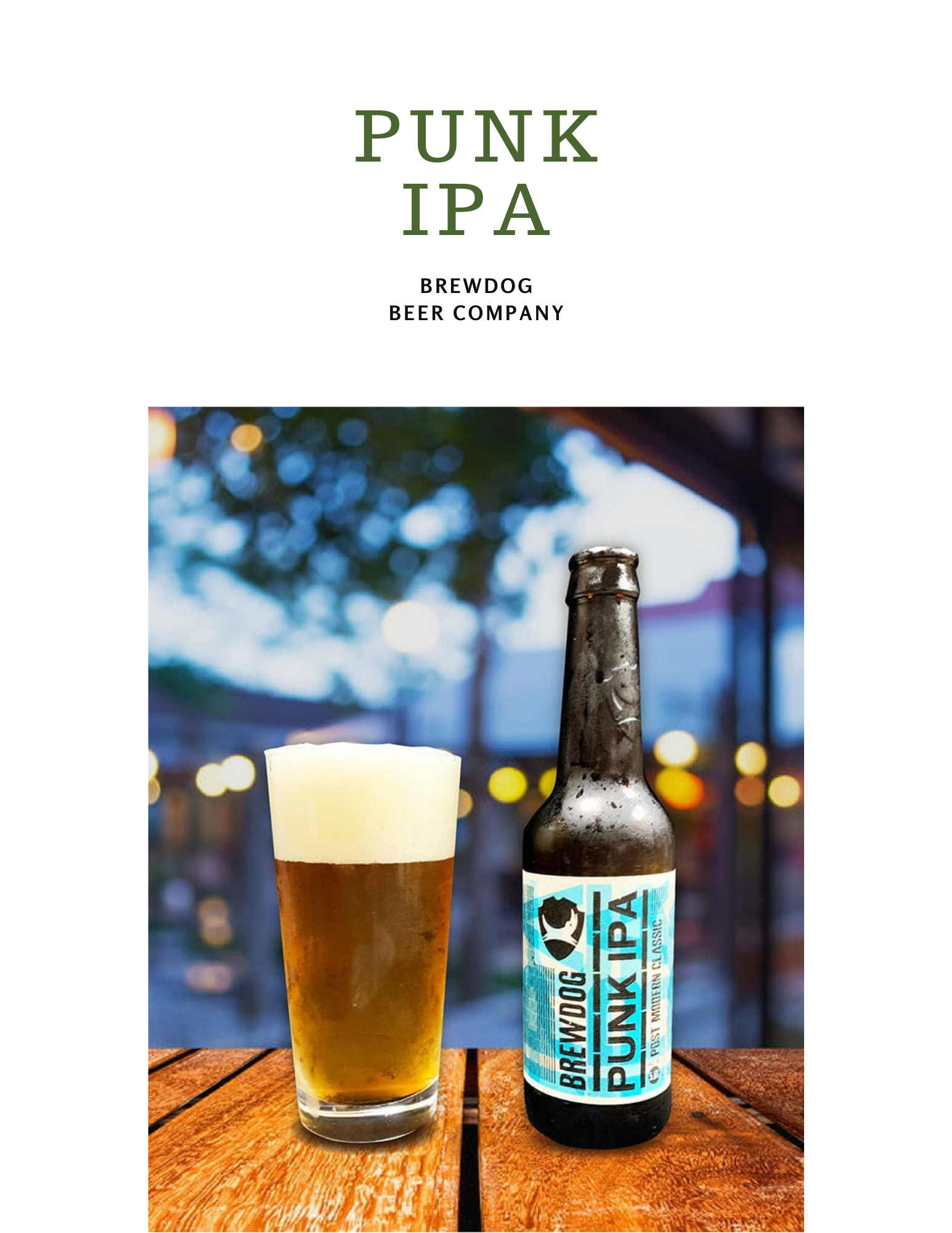 Menu. Paddy’s Bar Ayia Napa