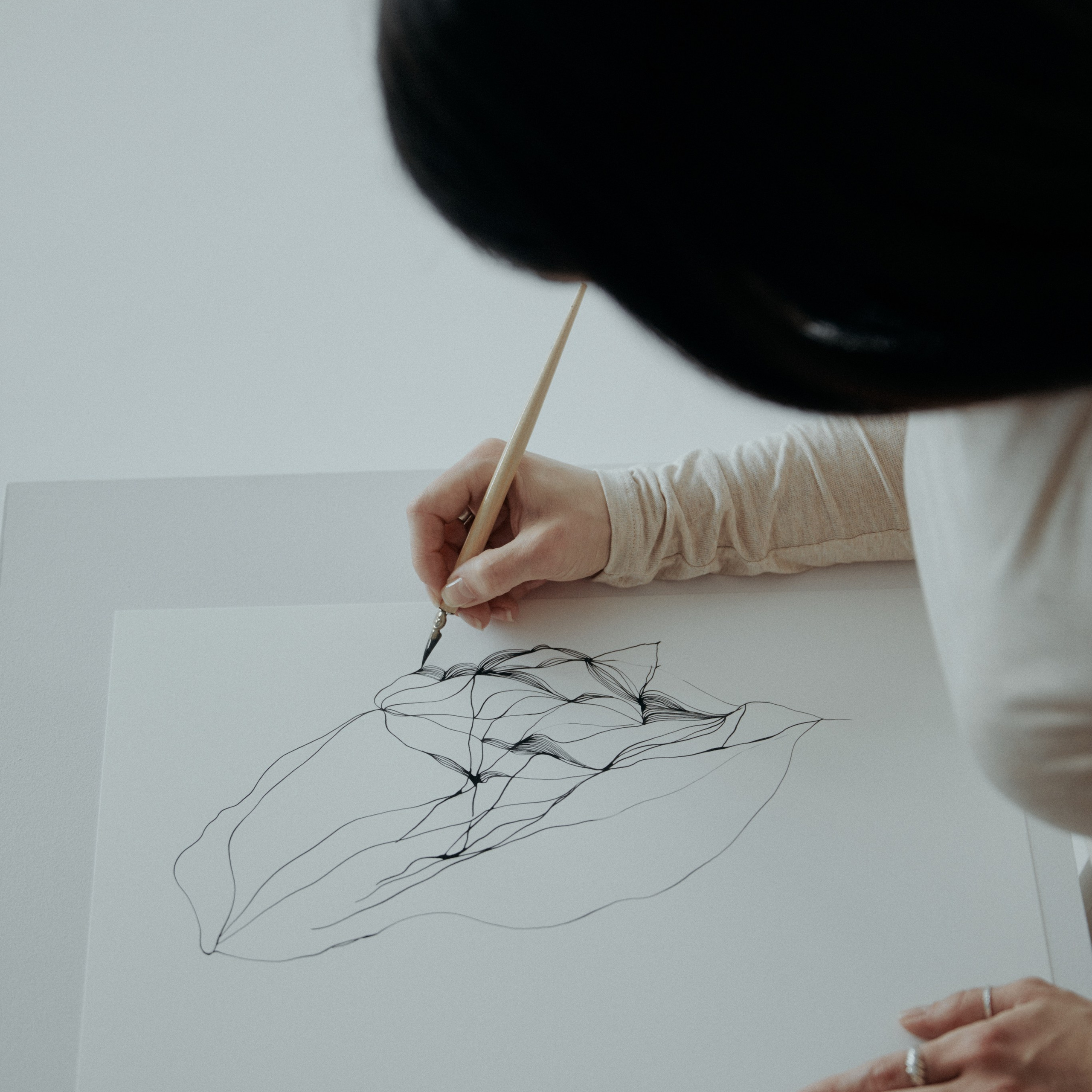 Kristine Tumanyan, kunstenaar Nederland, Roermond, Heerlen, Limburg. Meditative line art. Armenie